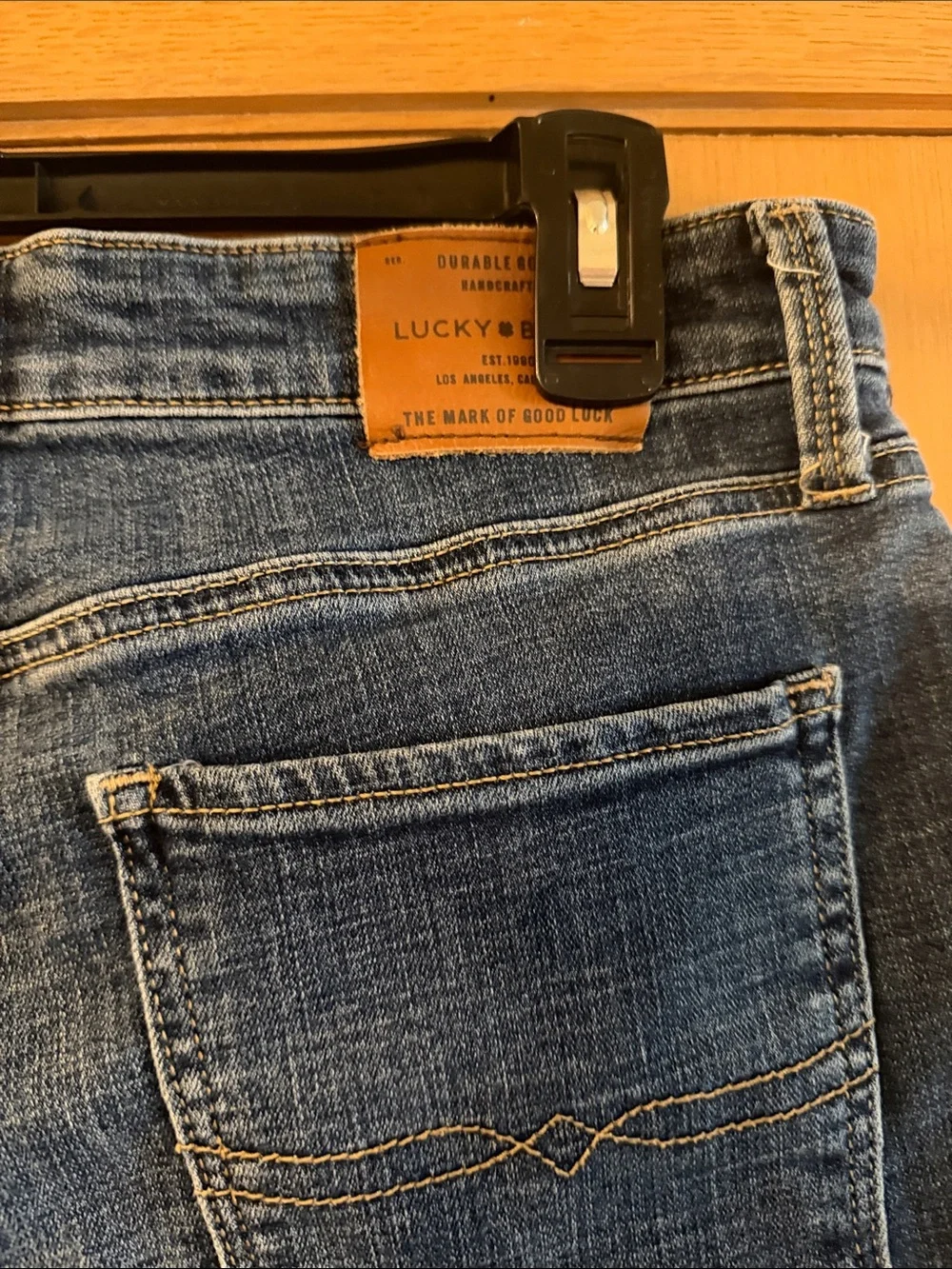Lucky Brand Women’s The Bermuda Long Stretch Denim Jean Shorts Size 6/28